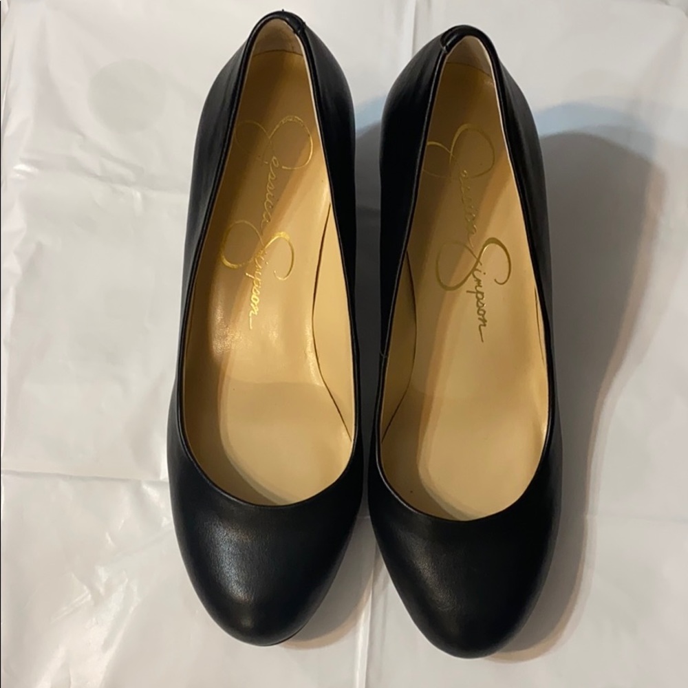 Black wedge pump Jessica Simpson shoes